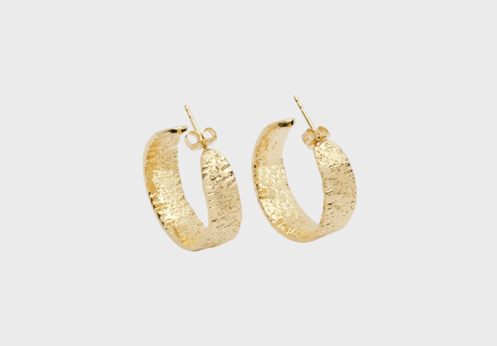 Lucy Folk Anchovy hoop earrings