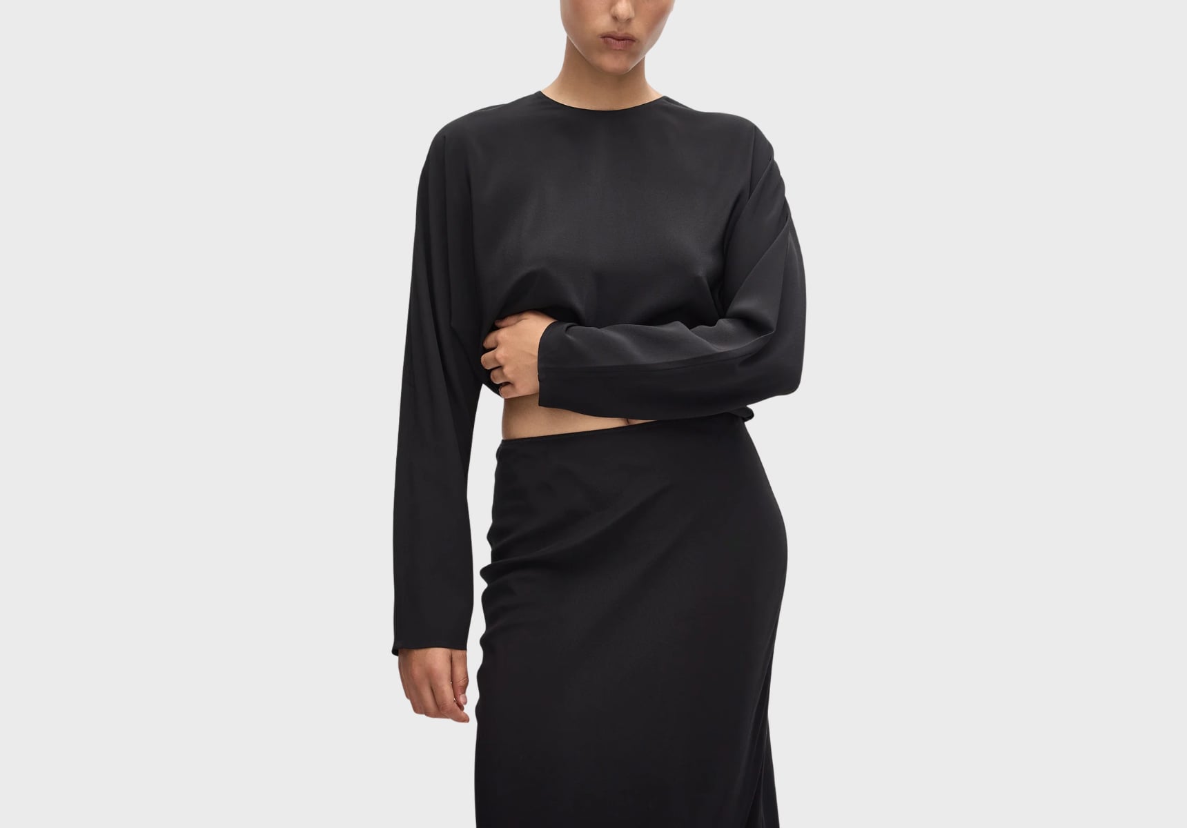 Matteau Dolman silk blouse