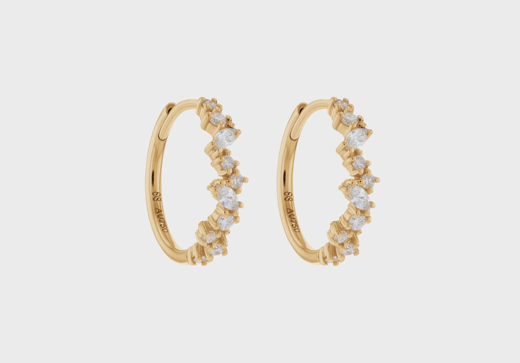 Sarah & Sebastian Gossamer hoops