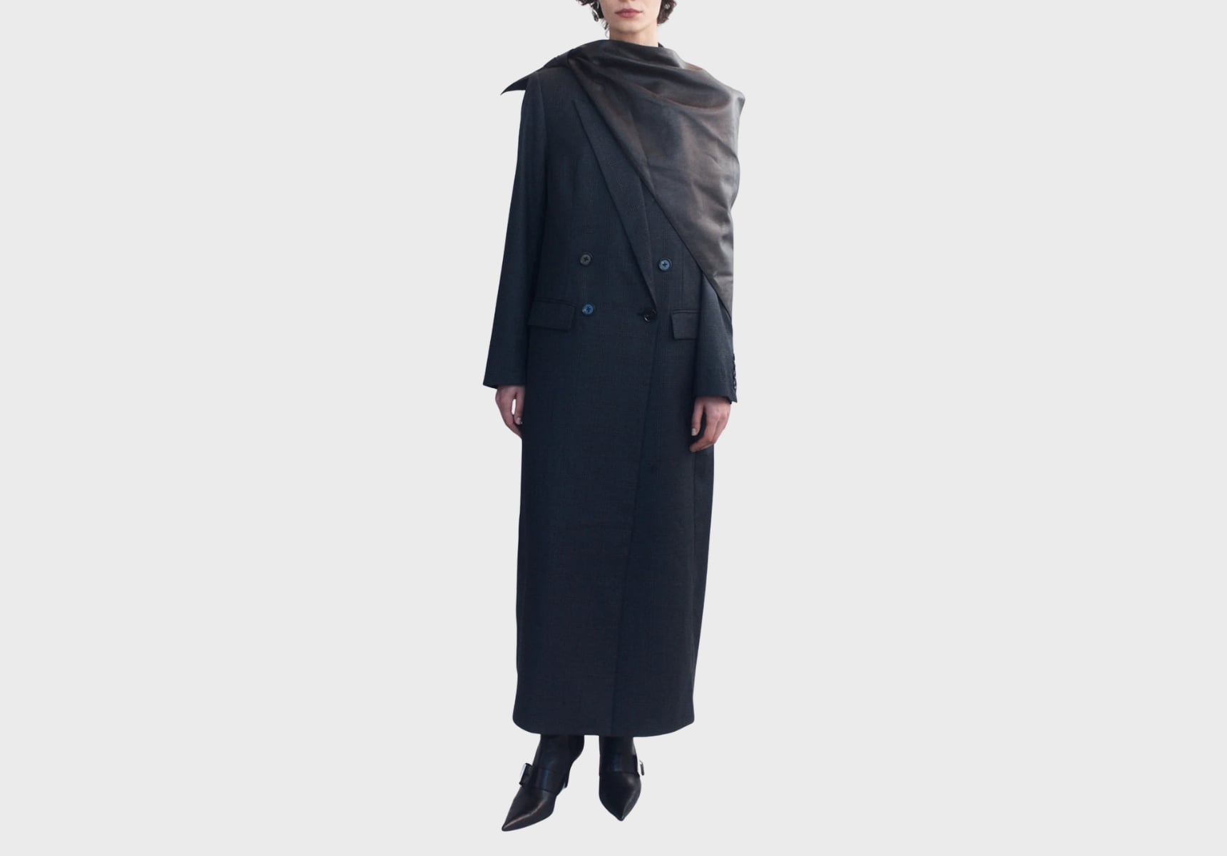 Courtney Zheng Danique wool coat