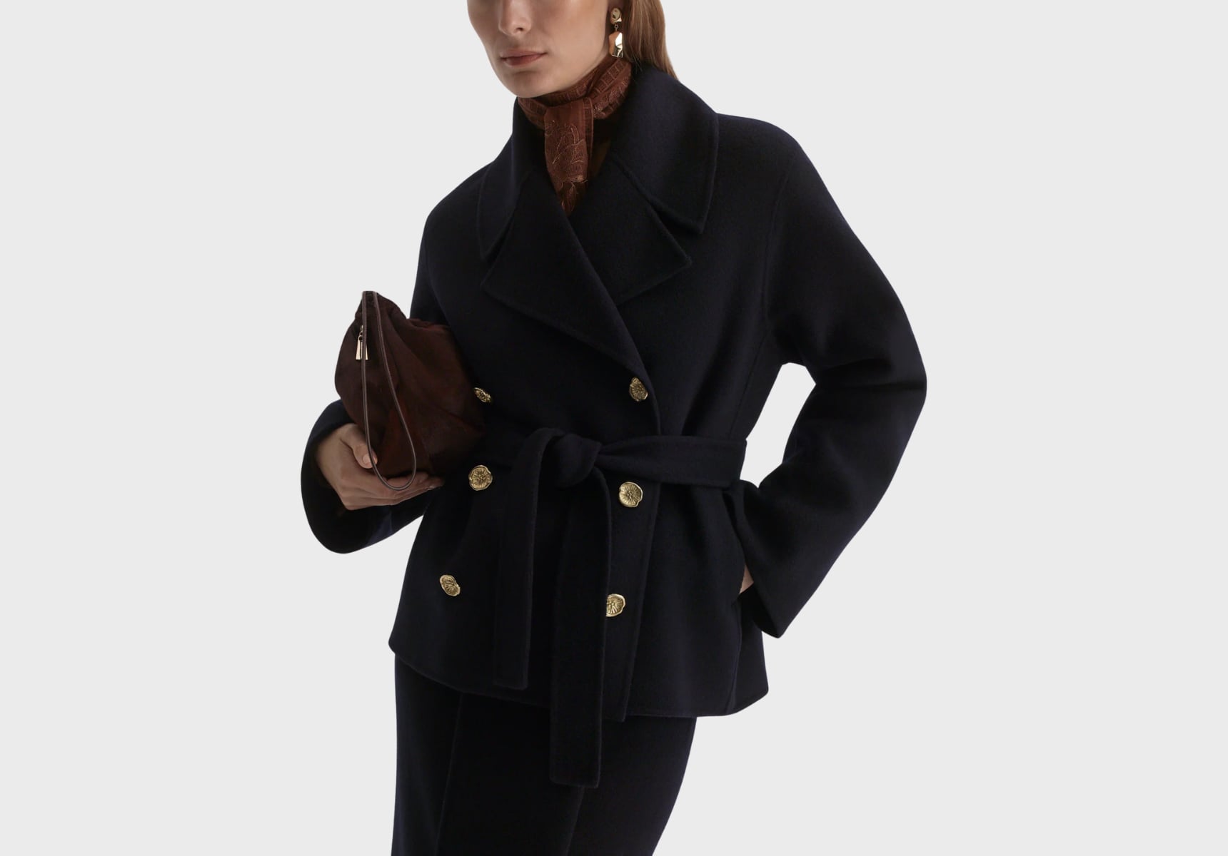 Scanlan Theodore Wool Poppy Button coat