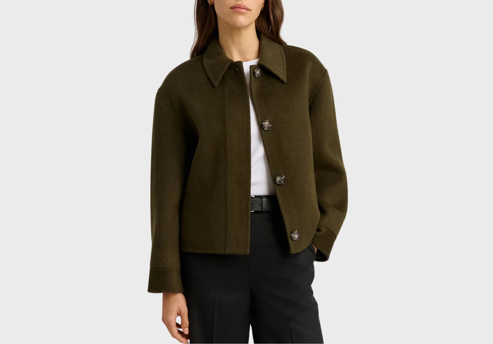 Toorallie Button Front Wool jacket