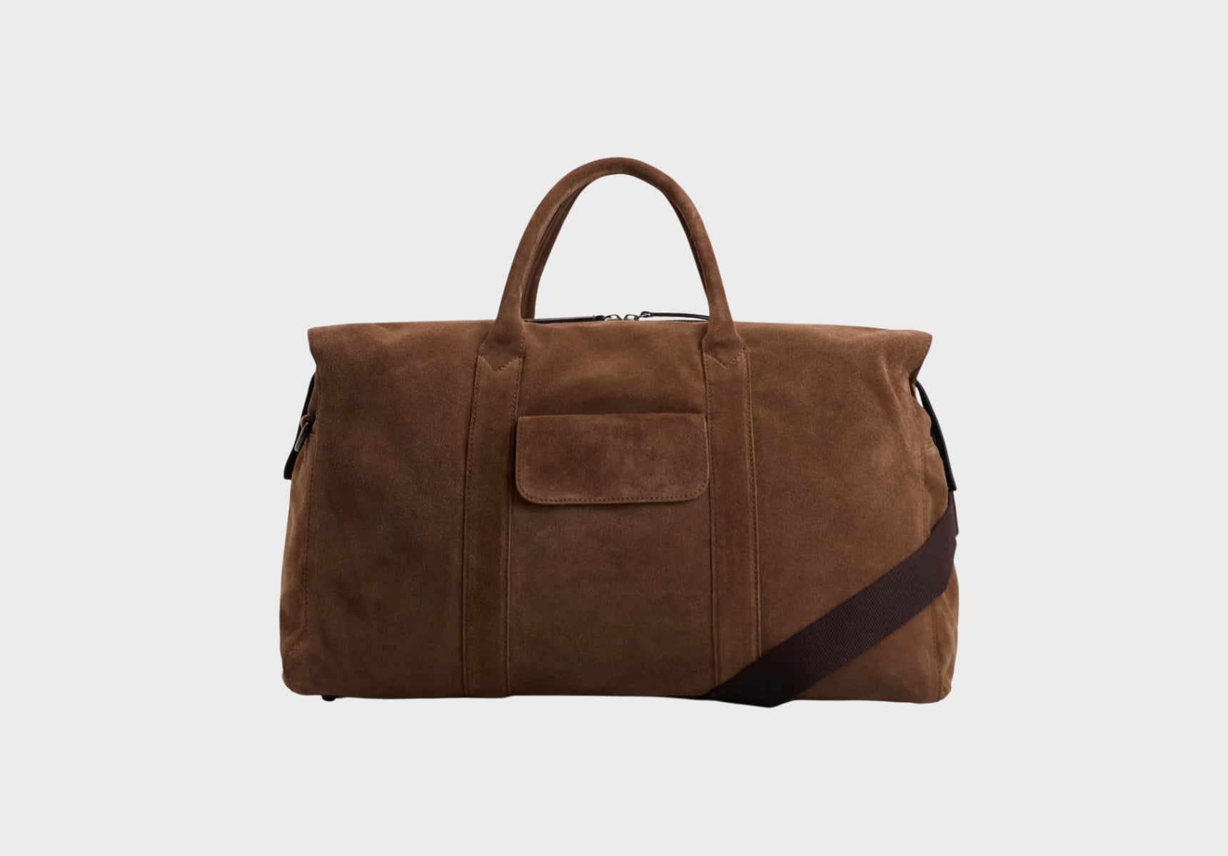 Evity Harris suede weekender