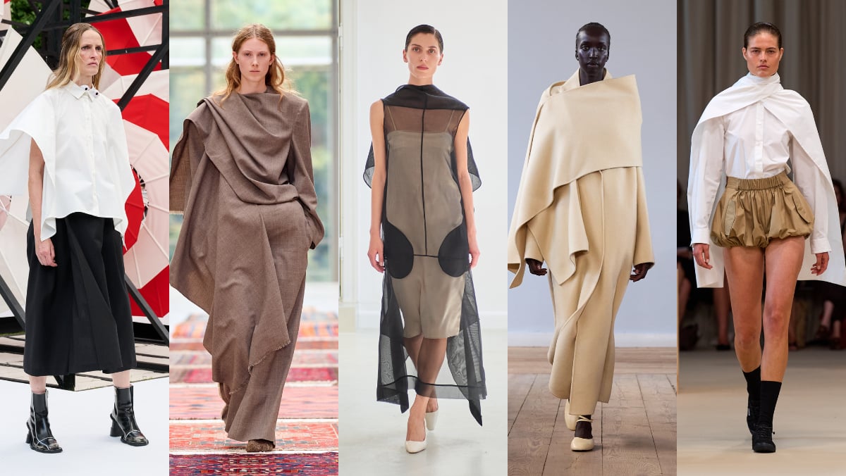 Photo: Courtesy of Copenhagen Fashion Week. From left: Henrik Vibskov, Institution, Anne Sofie Madsen, Almada, Herskind.