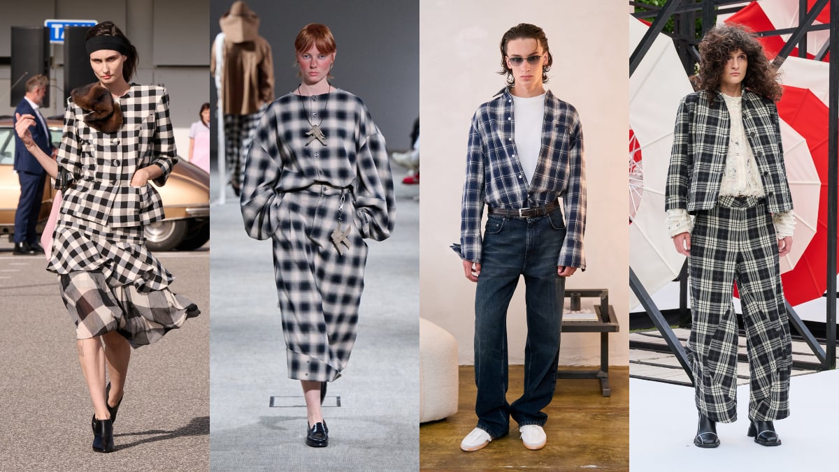 Photo: Courtesy of Copenhagen Fashion Week. From left: Henrik Vibskov, O Files, Rene, Nicklas Skovgaard.
