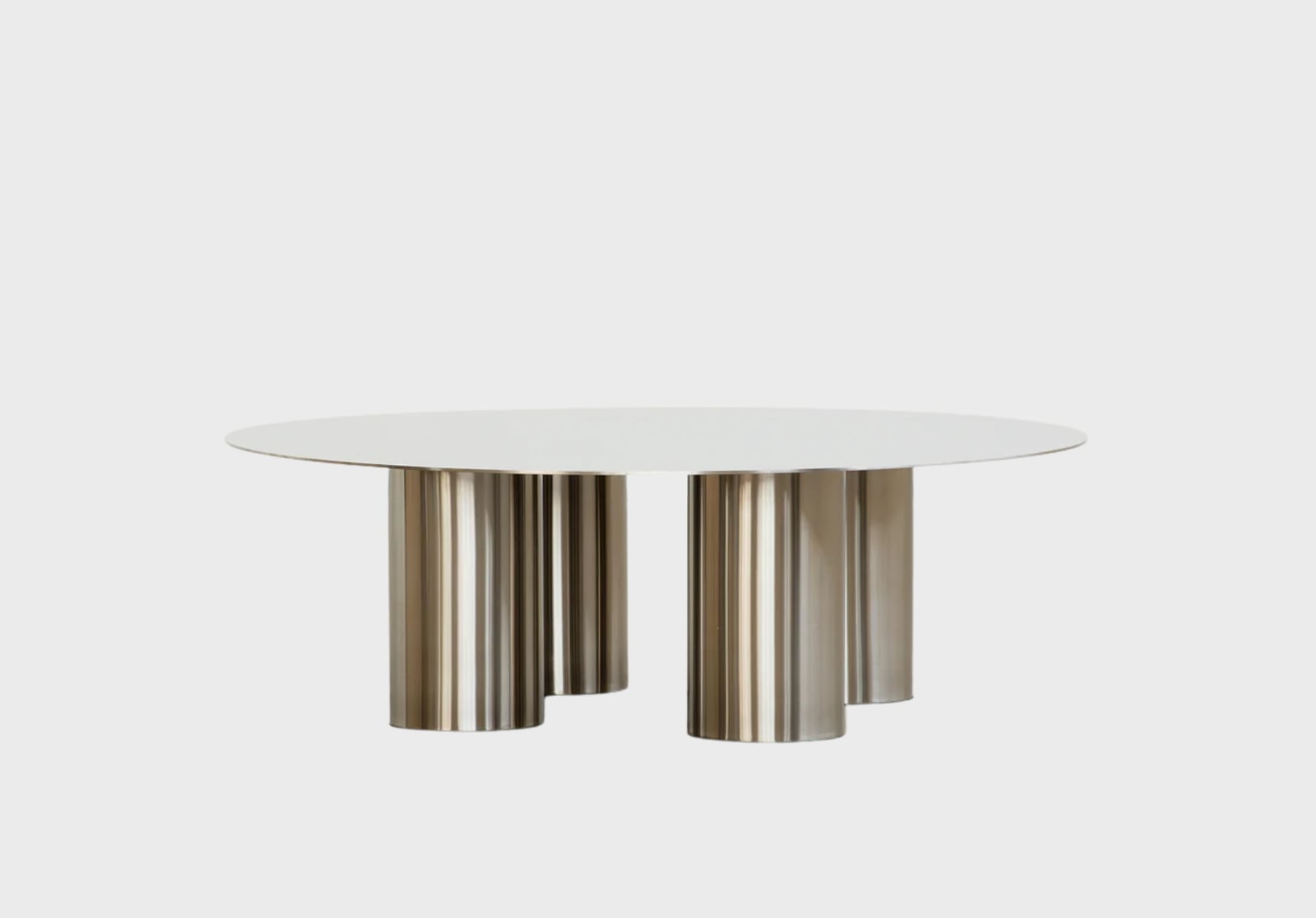 Fleur Studios Oslo stainless steel large coffee table