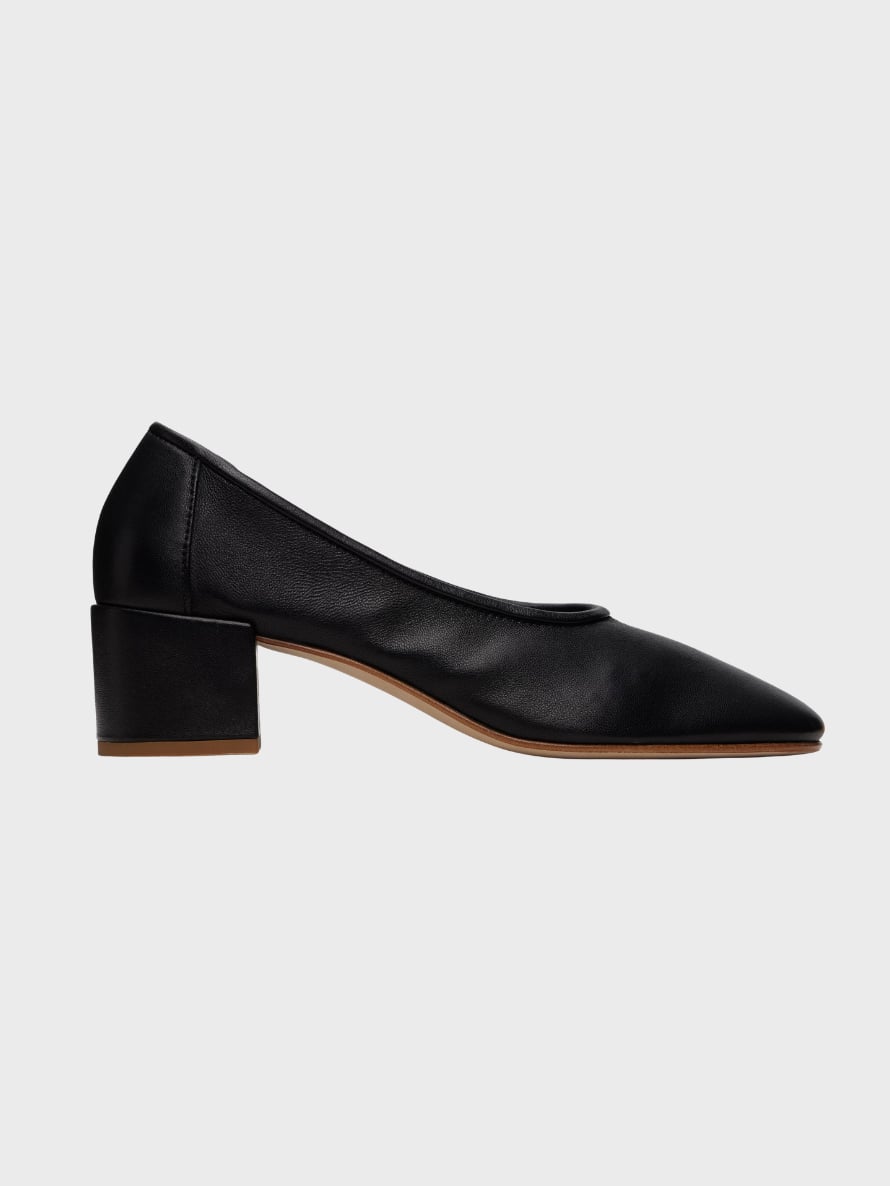 By Far Black Prudence 45 heels