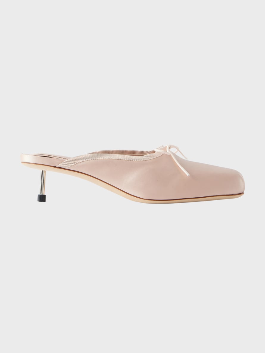 Simone Rocha Pointe satin pumps