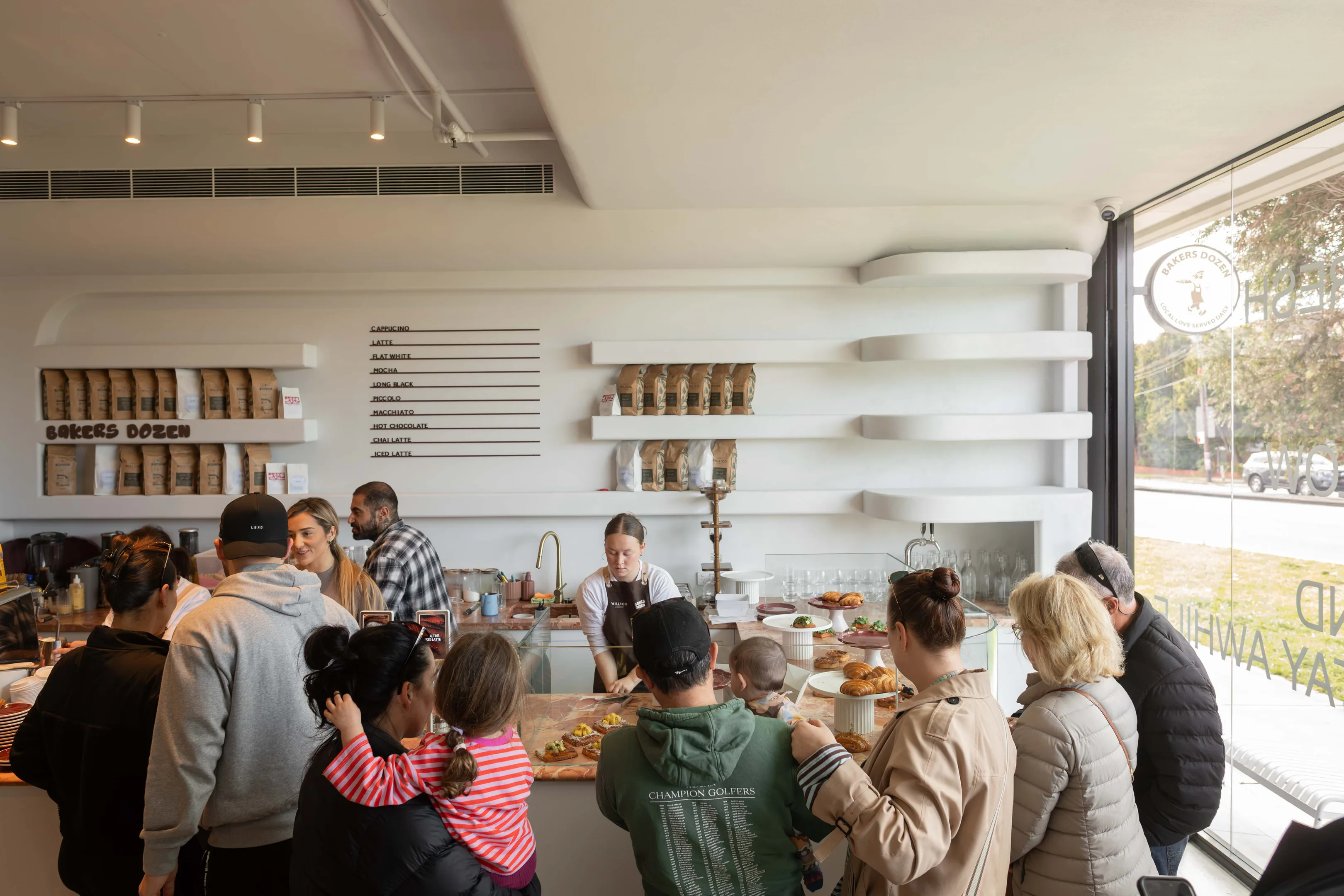 Find Ovaltine Lattes and Fancy Pastries at New South Sydney Cafe Bakers Dozen