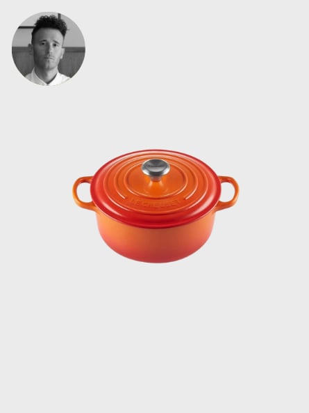 Le Creuset cast-iron round casserole