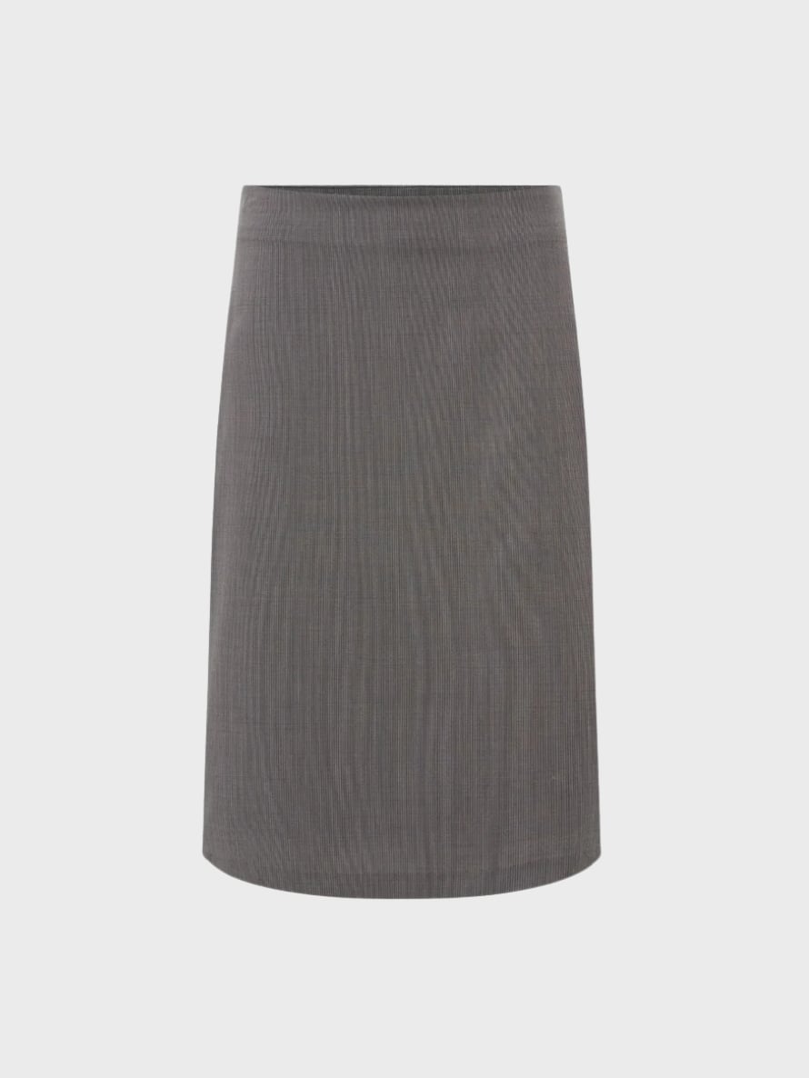 Olga Joan Tailored Straight Grain skirt