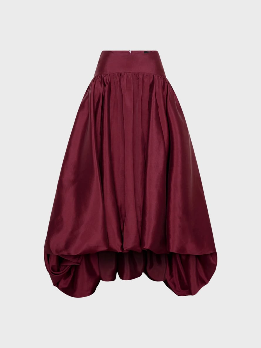 Romance Was Born Taffeta balloon skirt