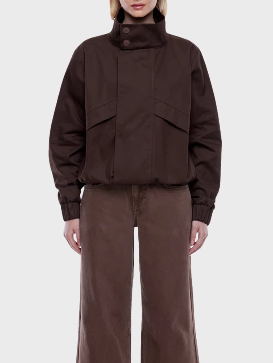 Zadie Funnel Neck Bomber