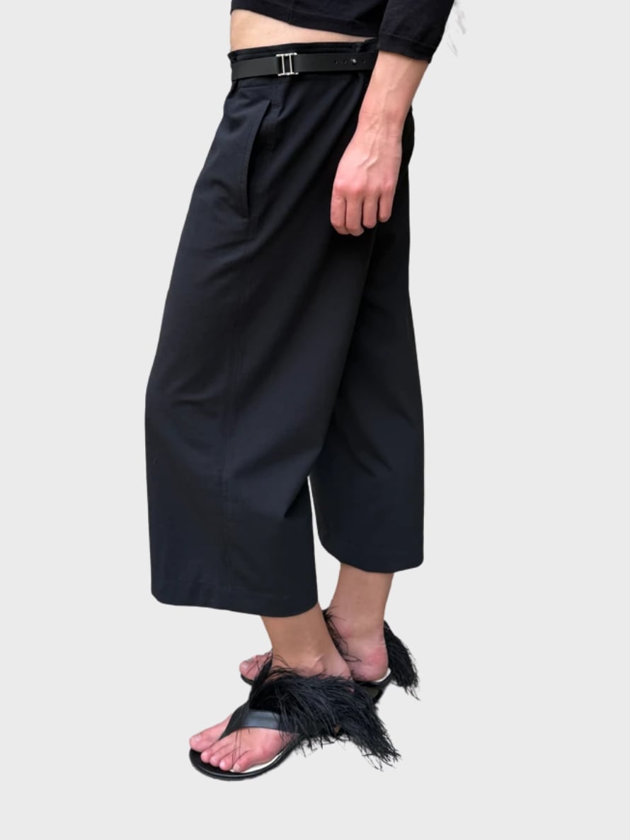 Thuylam Side belt loose capris