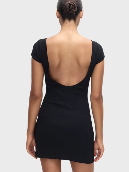 Matteau Low back mini tee dress