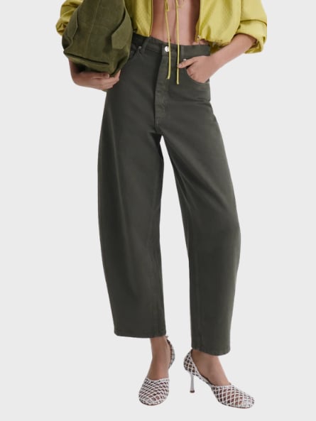 Scanlan Theodore Denim barrel leg jean