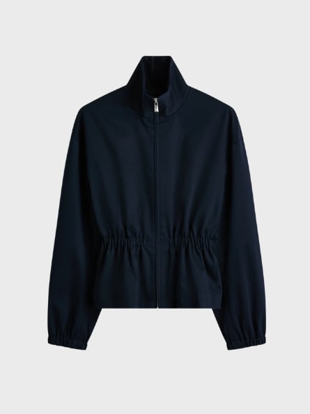 Scanlan Theodore Brushed cotton funnel neck jacket
