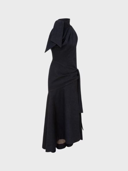 Zimmermann Valiant draped denim dress