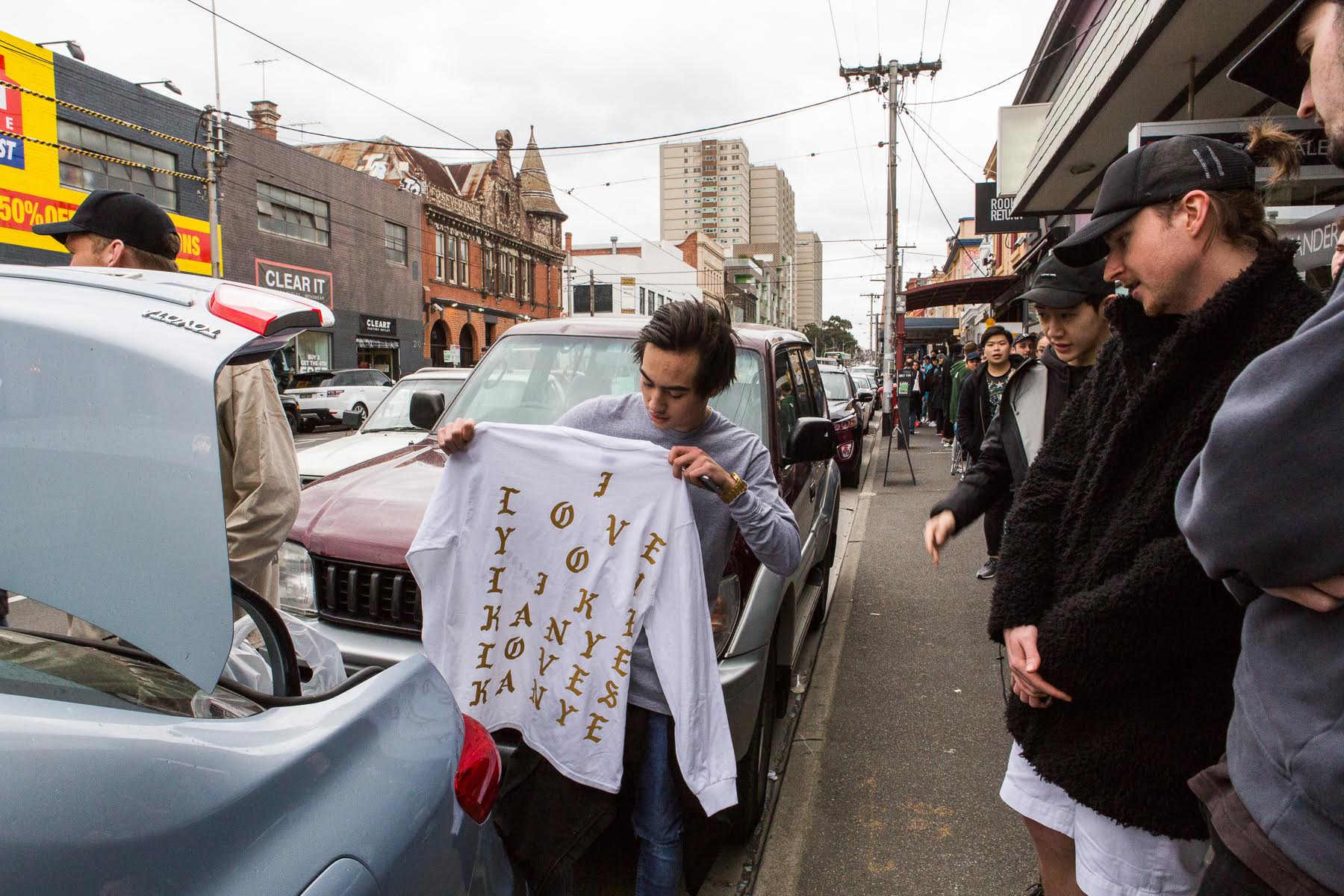 Hundreds Now Queuing for Kanye West Melbourne PopUp