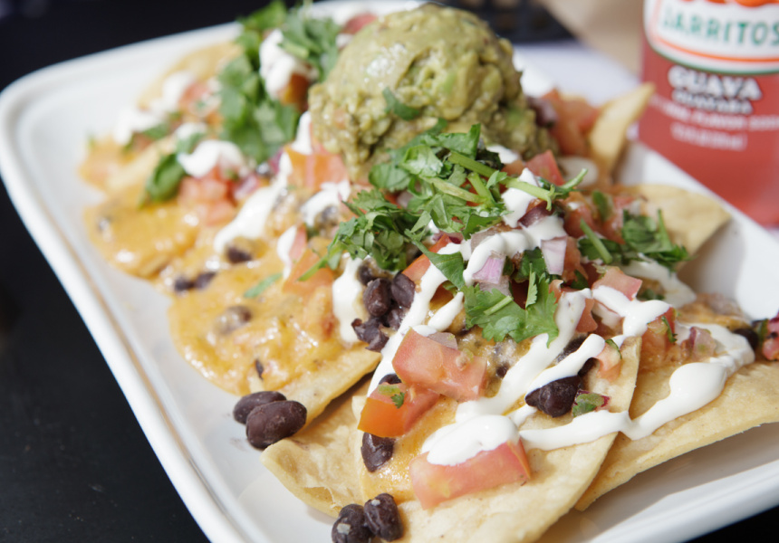 Nacho-eating Competition at Bay City Burrito