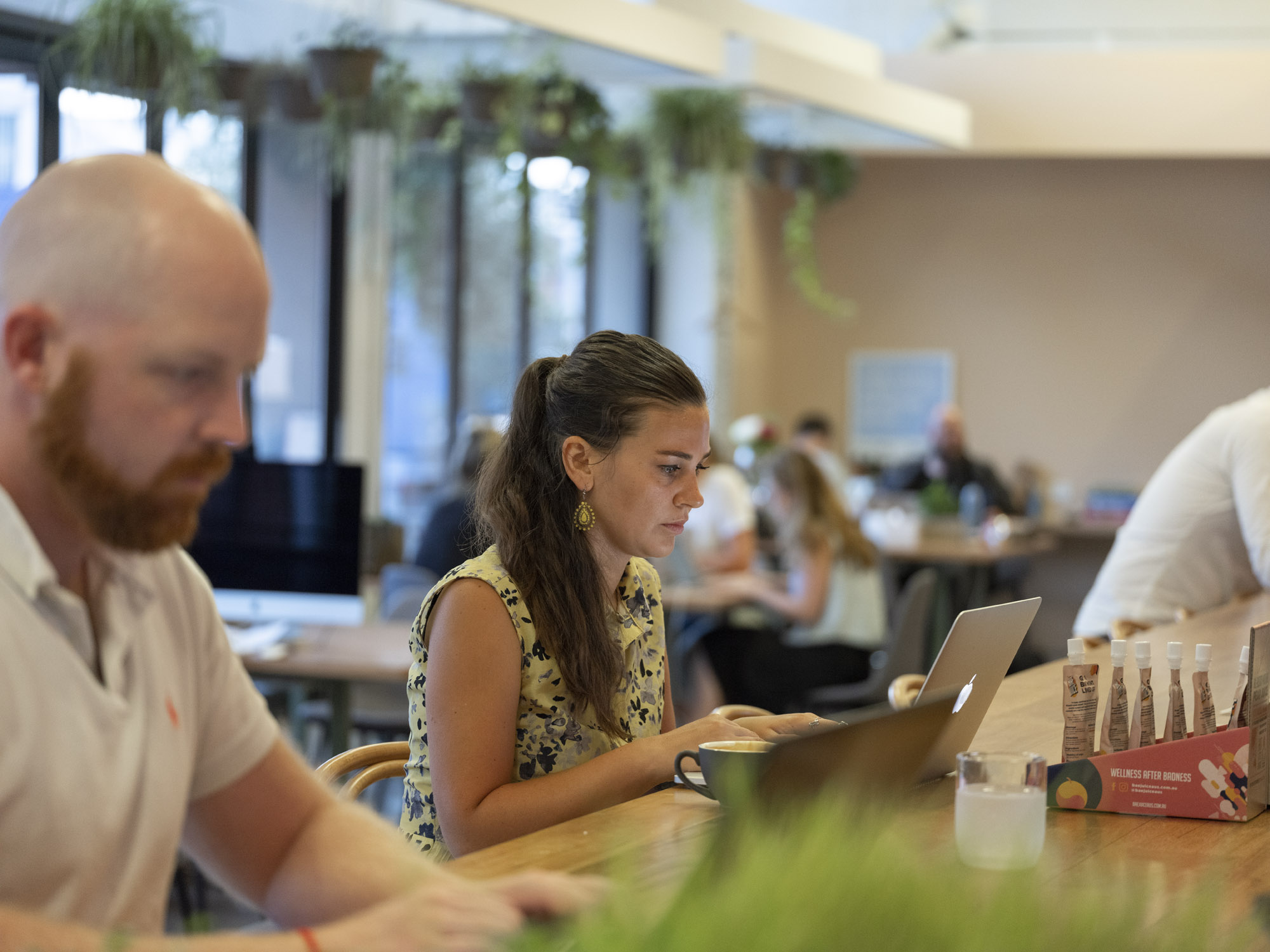 Operations manager Rob Weston and events manager Rachel Dougherty at Worksmith /  Photography: Josh Robenstone
