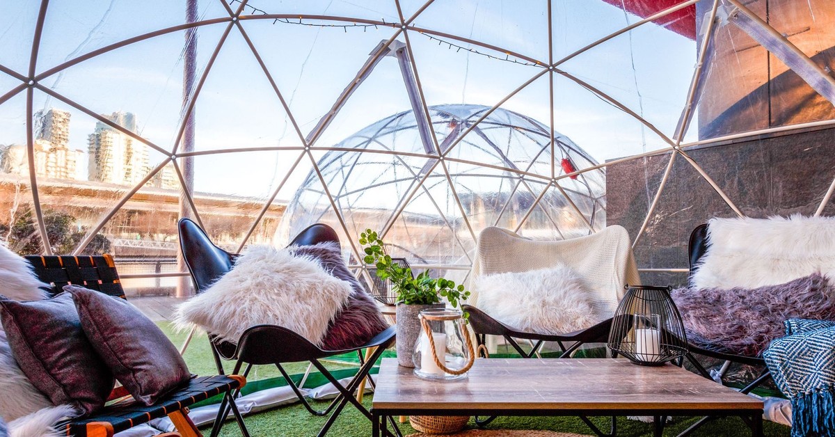 Hire an Igloo With a View on the Fed Square Car Park Rooftop