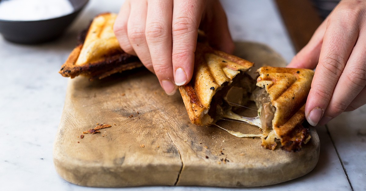 Recipe Proof’s Mushroom, Truffle and Gruyere Toastie
