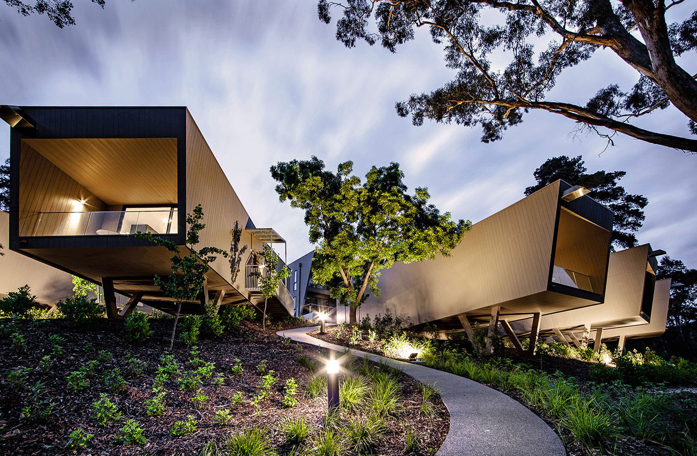Curated visual reference: Fresh Look at Fourteen Luxury Eco Villas Have Touched Down At Hepburn Springs