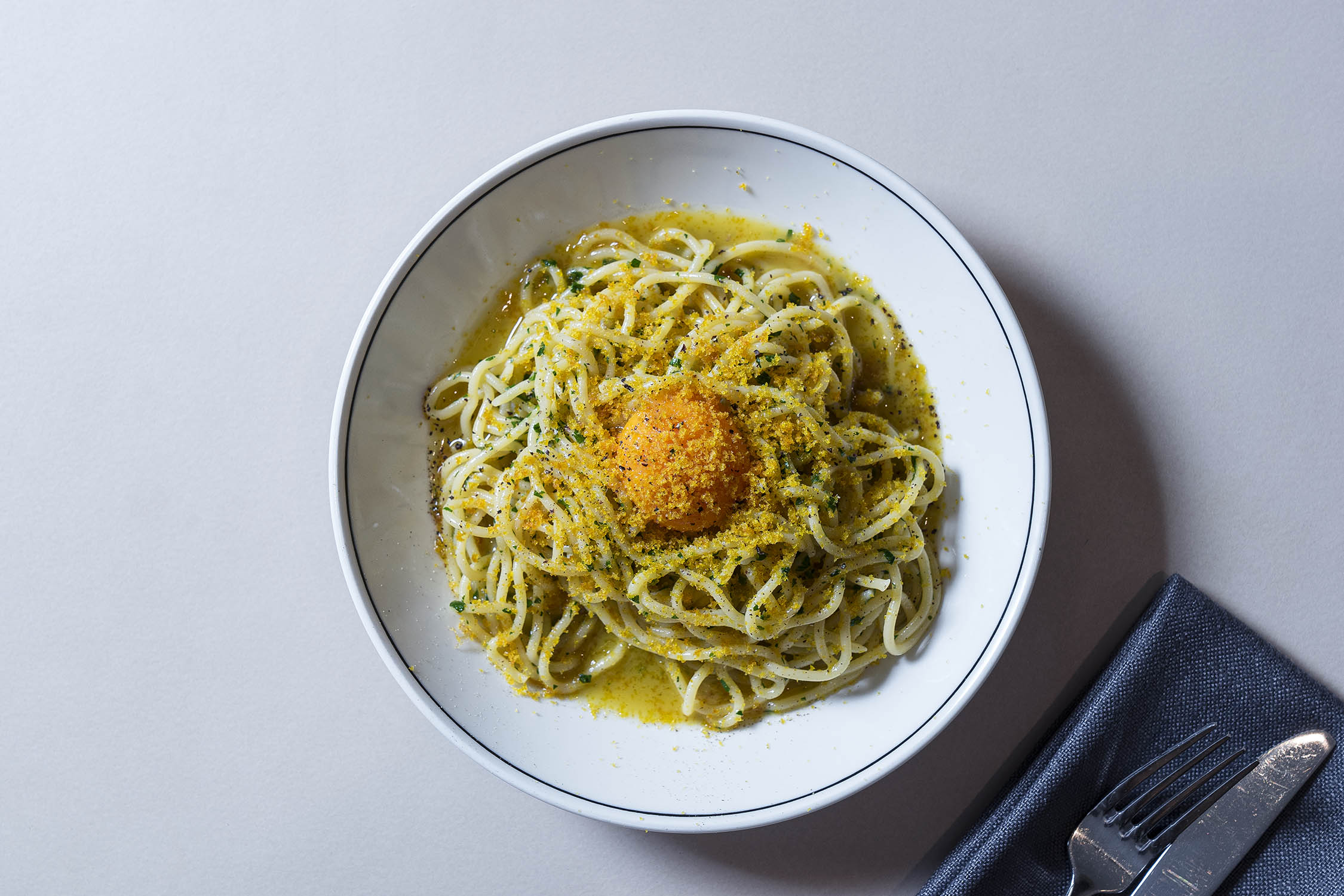 Recipe: Ragazzi's Bottarga and Egg Yolk Spaghetti