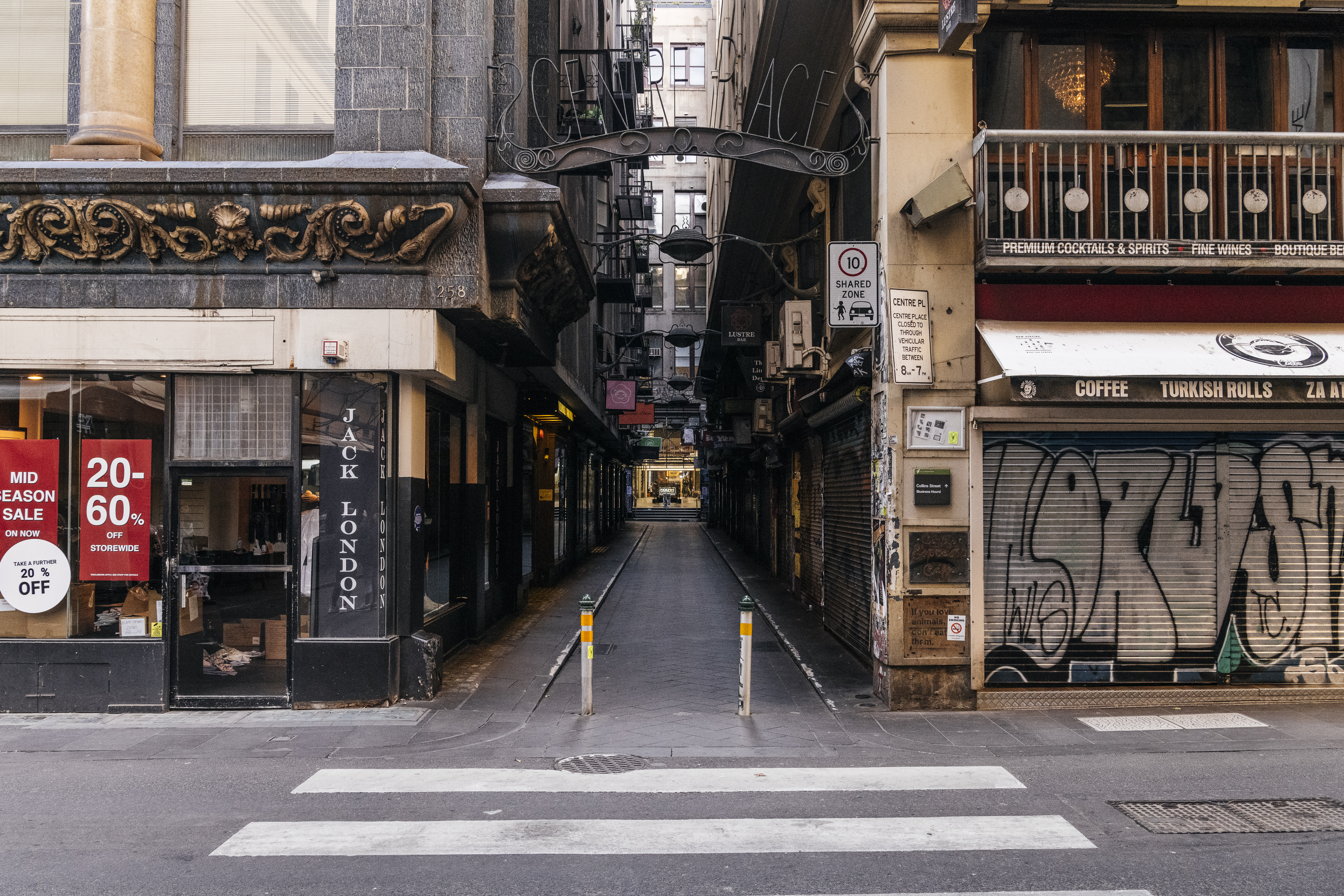 Melbourne's empty streets under lockdown and curfew – in pictures, Australia news