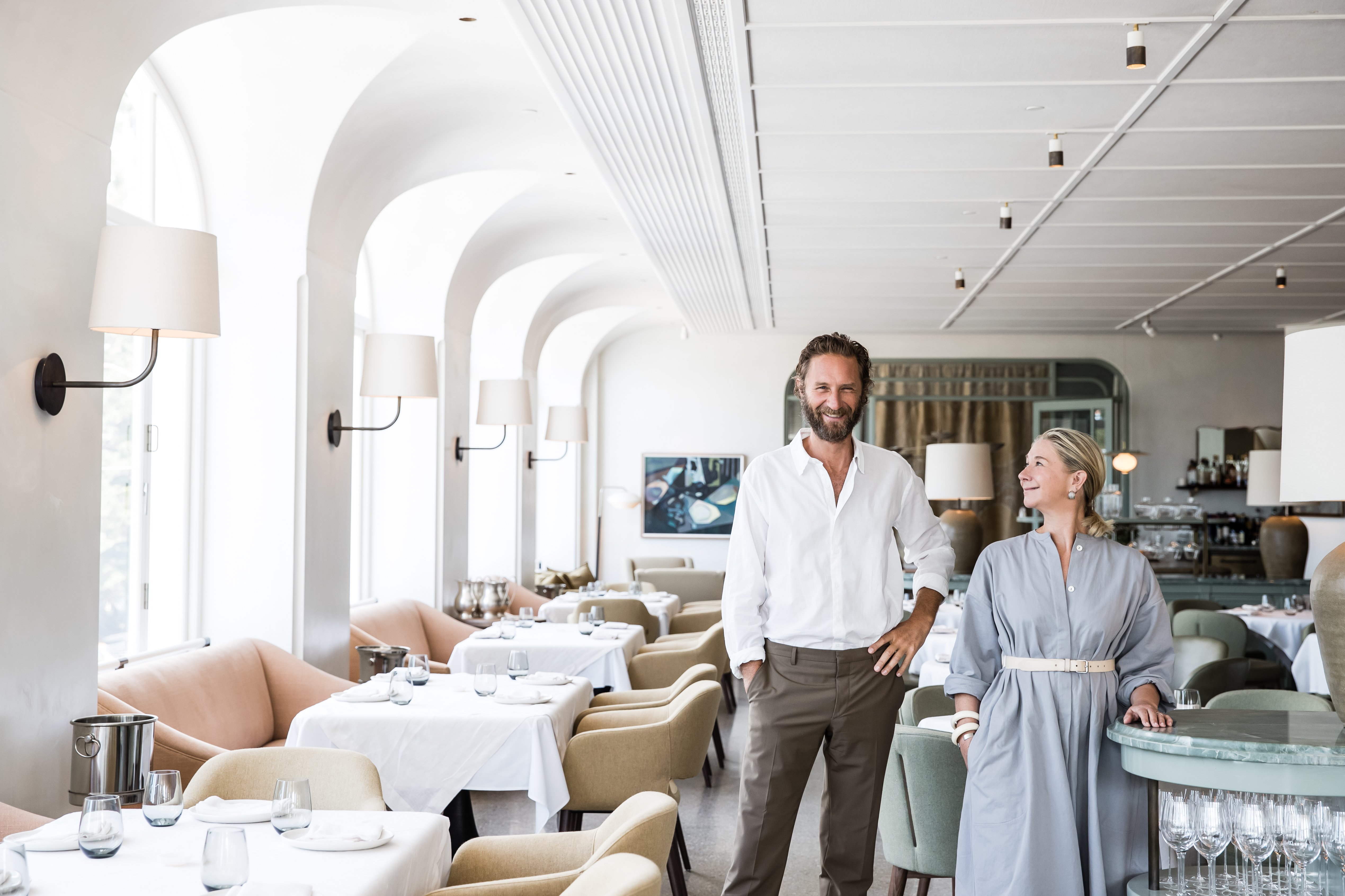 Justin and Bettina Hemmes at Mimi's, Coogee | Photography by Nikki To