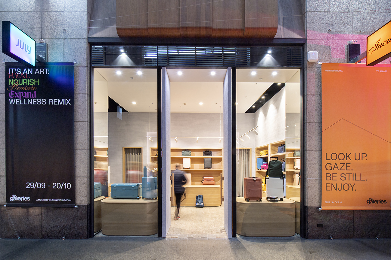 Australian Luggage Brand July Opens Its First Sydney Store in a Curvy