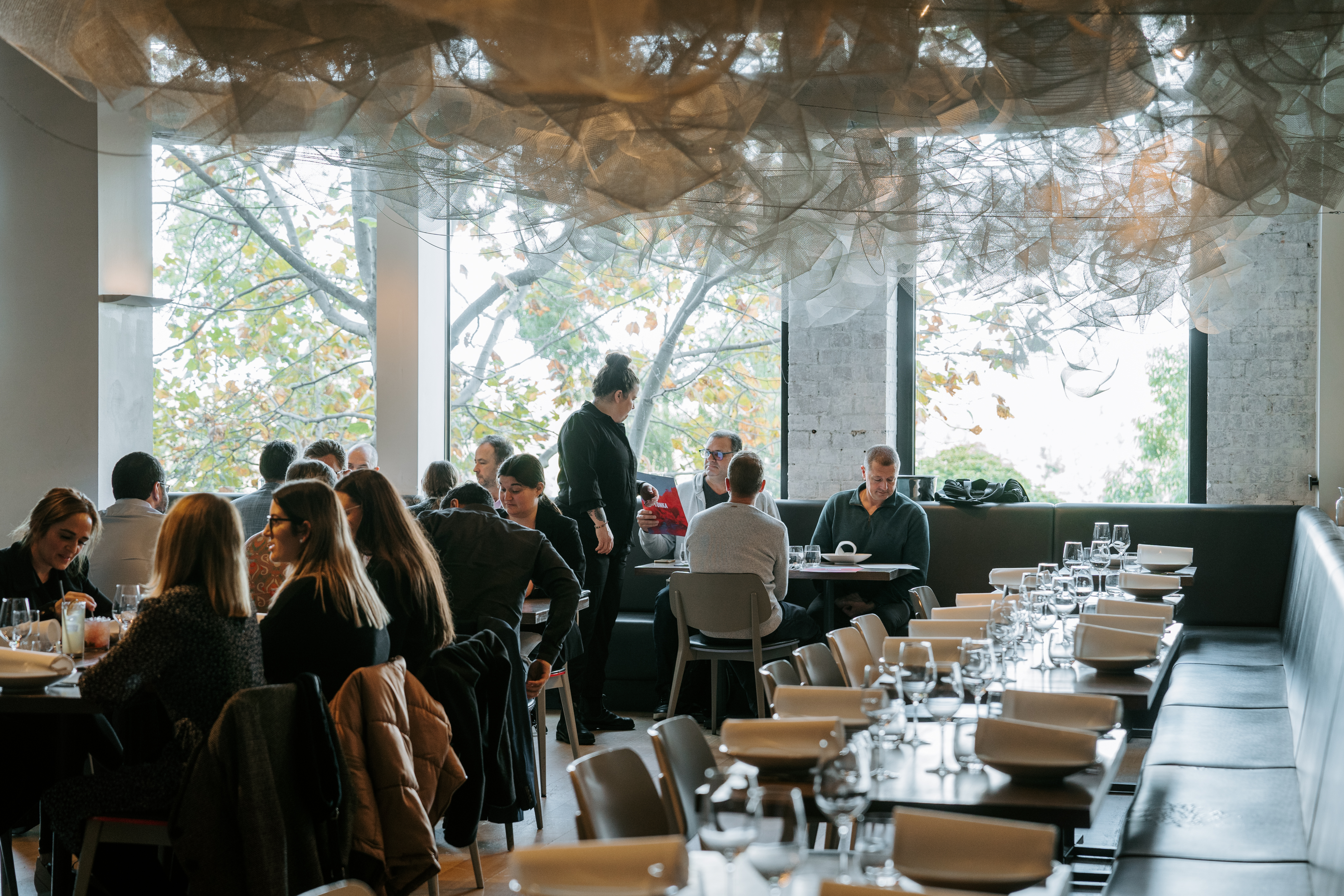 The dining room at Tonka | Photography: Arianna Leggiero