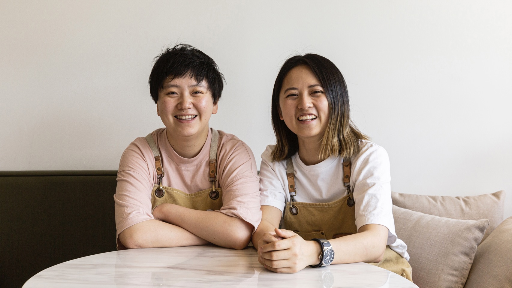 Sijin Yu and Yi Chen of Four Kilo Fish. Photo: Tim Allen