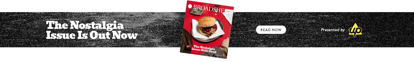 Broadsheet promotional banner