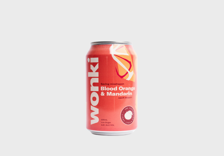 Wonki Blood Orange and Mandarin Seltzer