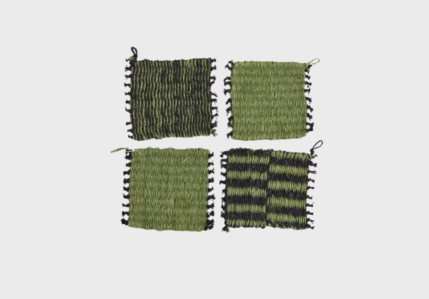 Tanchen hand woven coasters