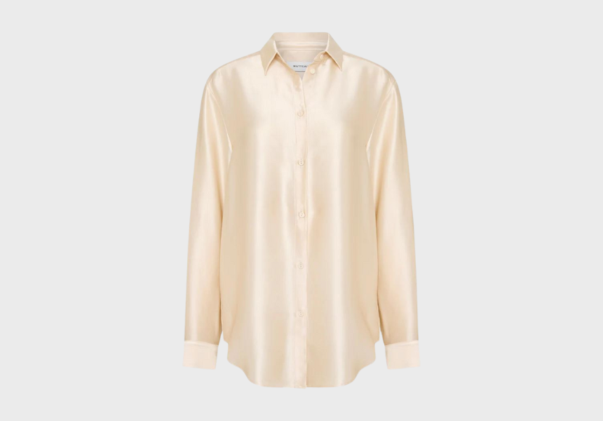 Matteau satin shirt