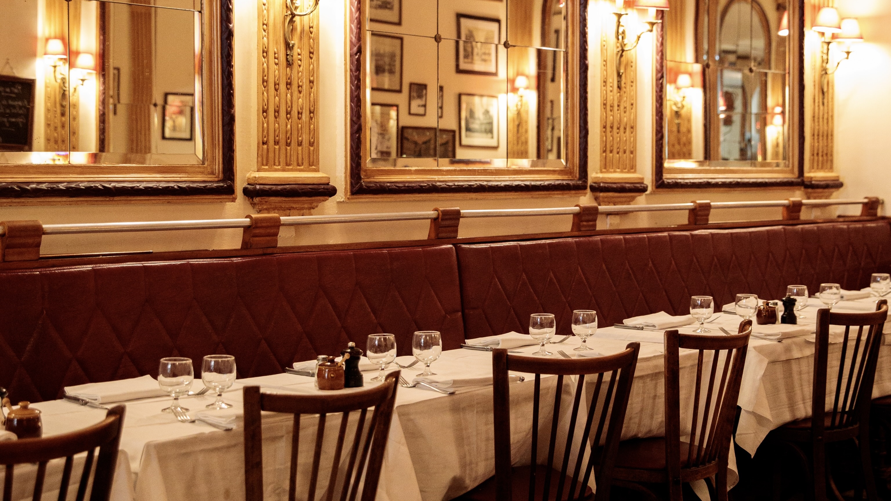 Day one, venue one: lunch at Chez George