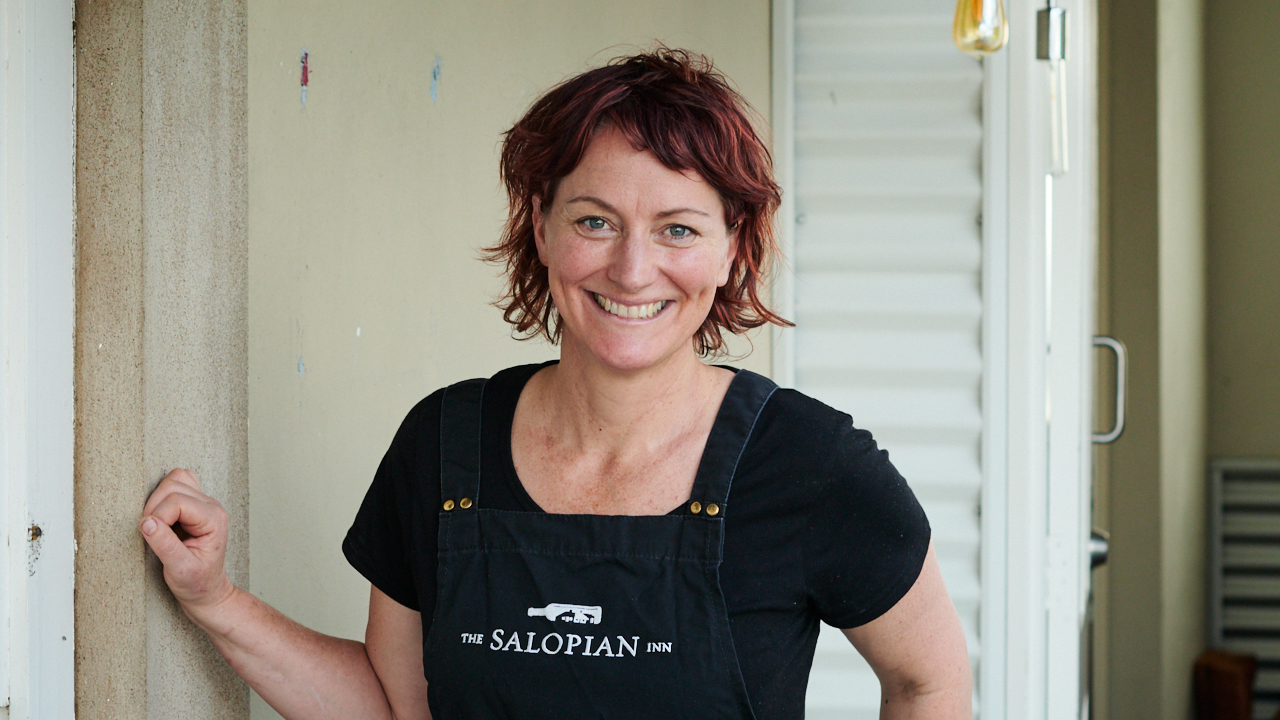 Karena Armstrong at The Salopian Inn, in 2020. Photography: Kate Bowman