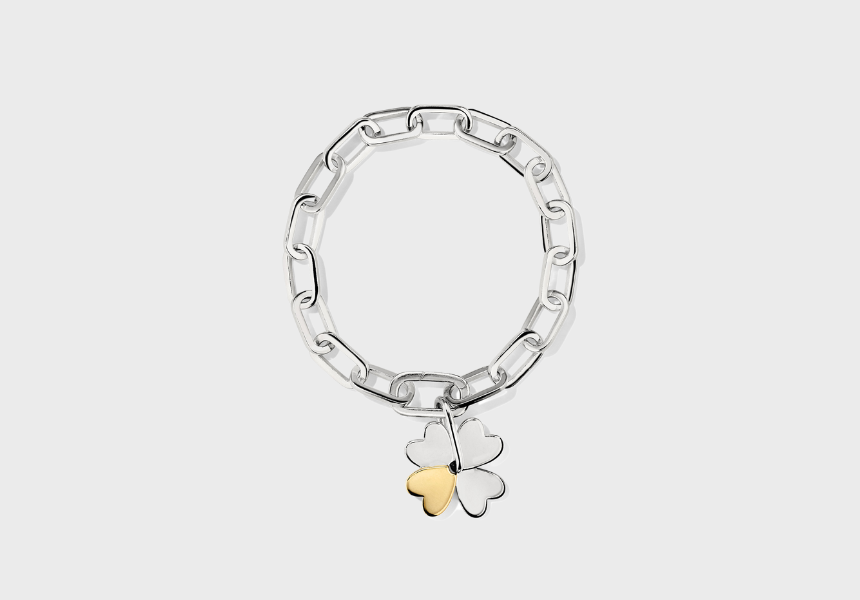 Mejuri x Ganni Clover Charm Bracelet