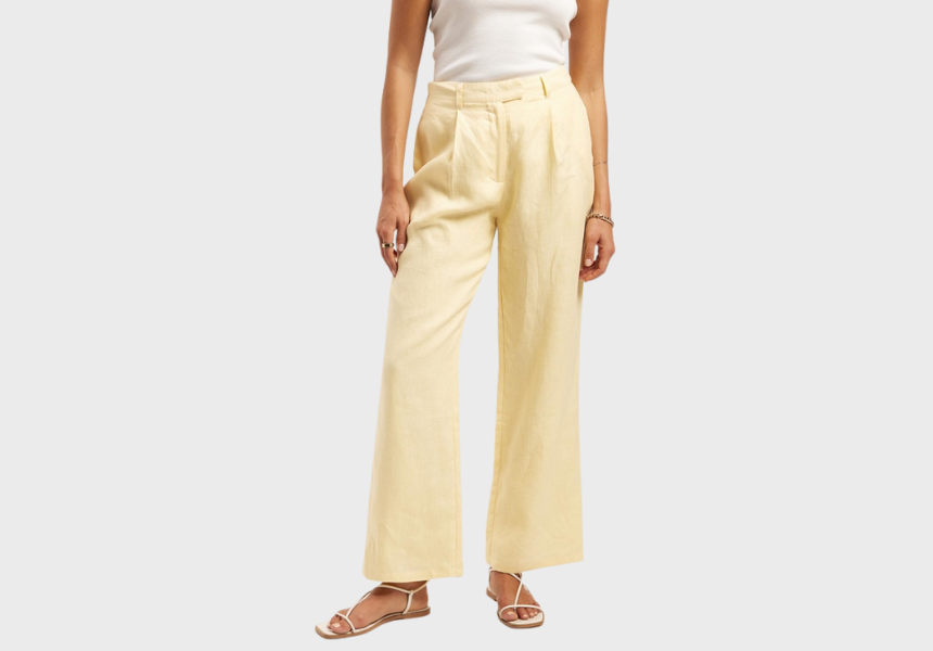 Aere tailored linen pants