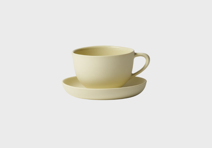 Mud tea cup & saucer