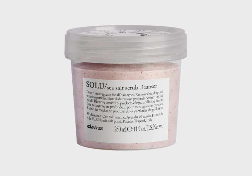 Davines Solu sea salt scrub