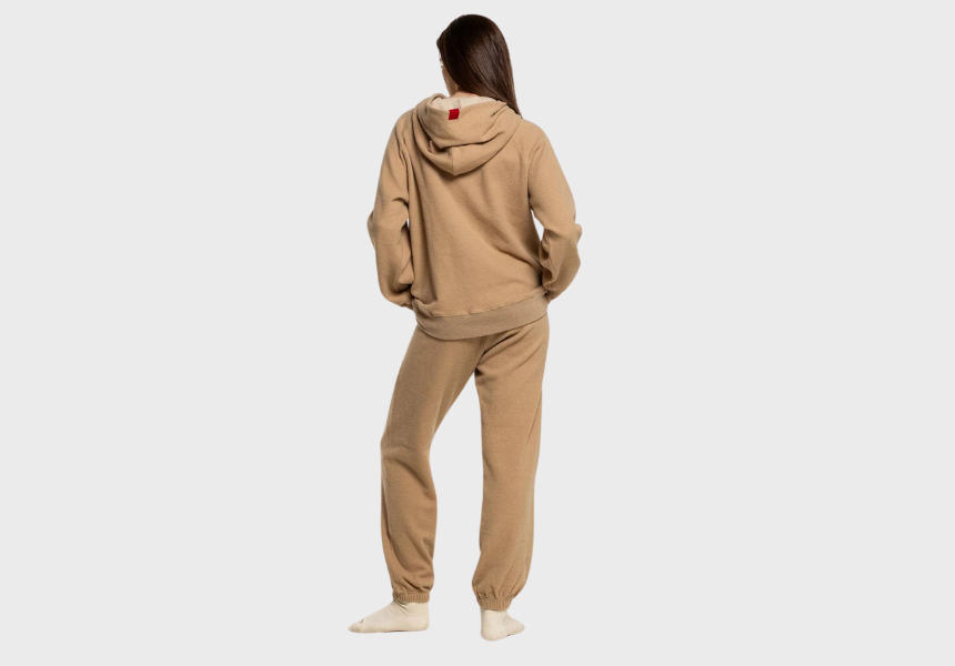 Paire Merino-blend hoodie and trackpants