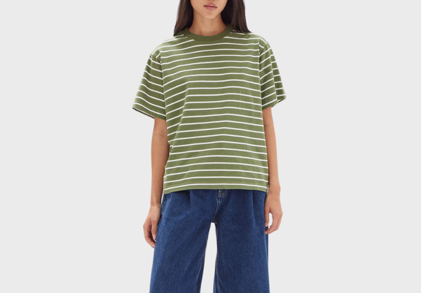 Womens Cohen Stripe Tee