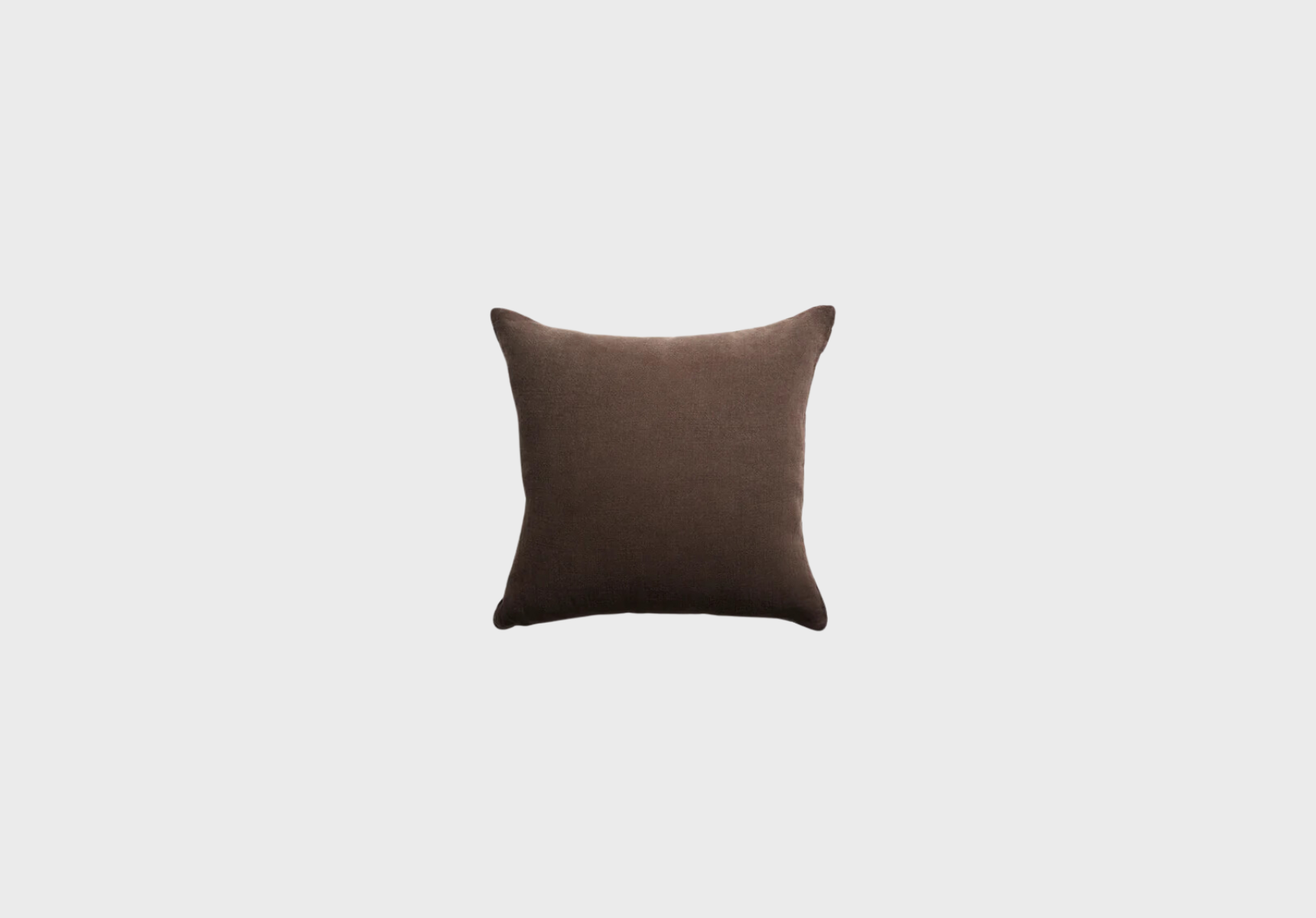 Hommey Essential Linen chocolate cushion