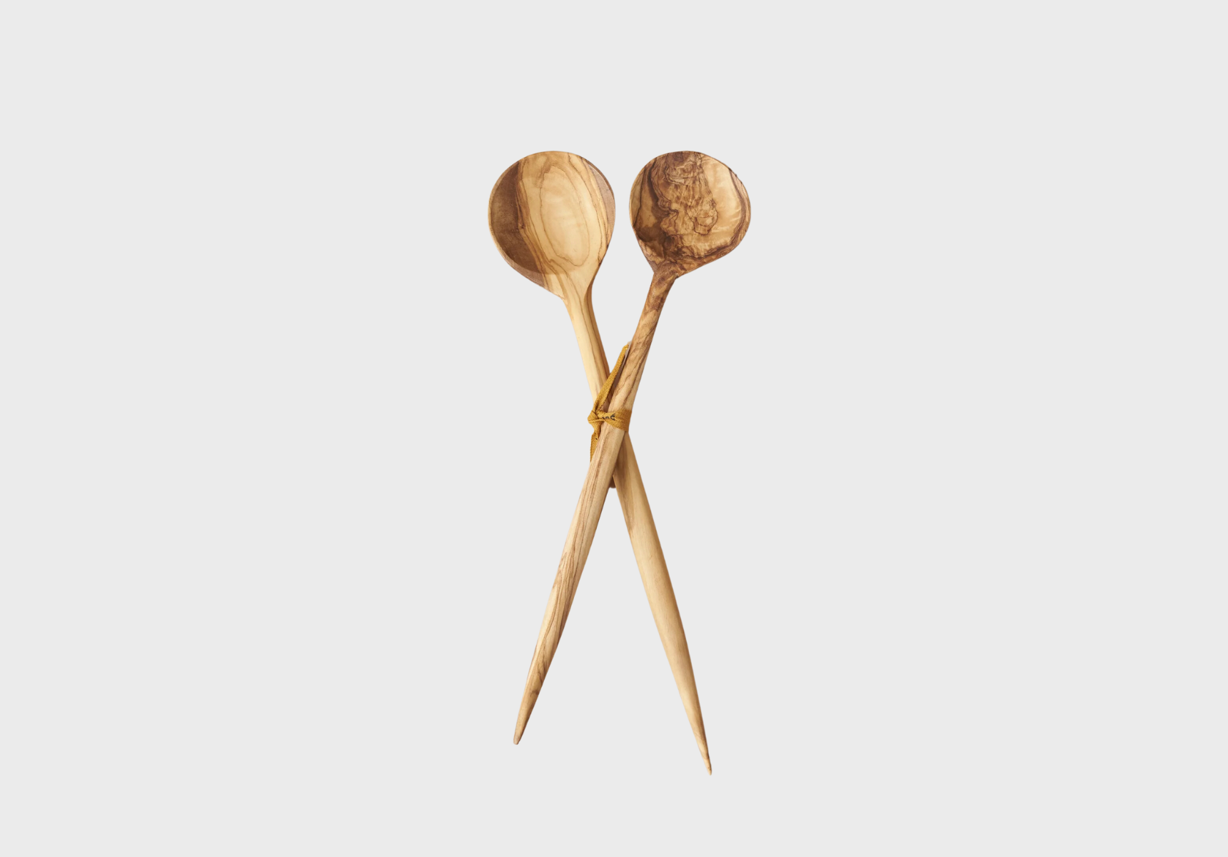 Saarde olive wood salad spoons