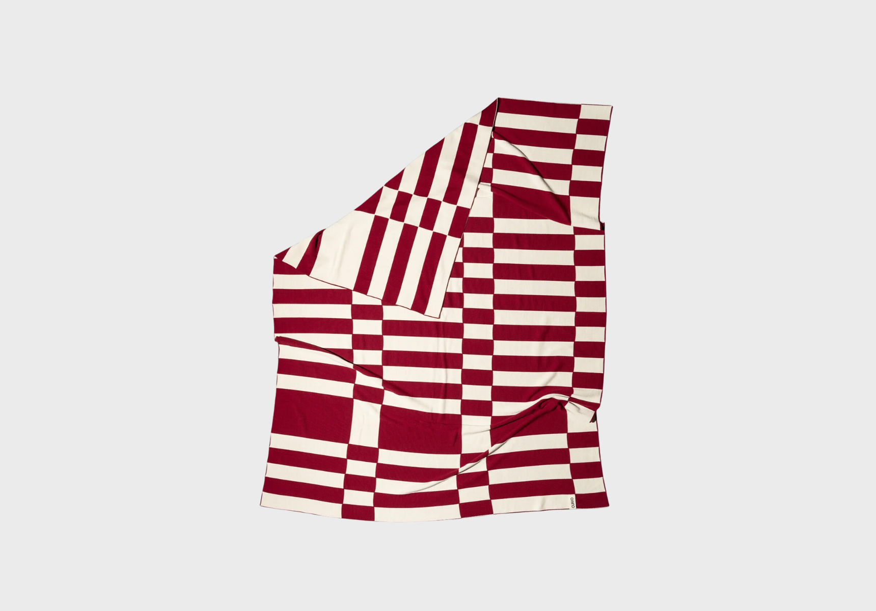 Curio cherry patchwork blanket