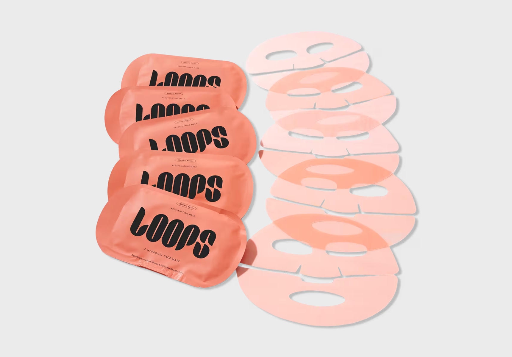 Loops Weekly Reset five-pack of face masks
